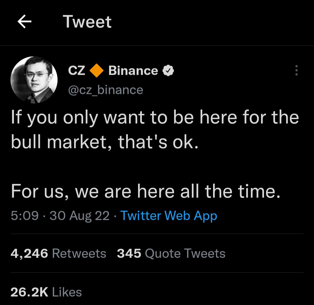 An inspiration <a href="/cz_binance/">CZ 🔶 BNB</a> 
We keep building
One Community, one Colony 💪
#stronger #batcoin #bats #CZBinance #BNB #BSC