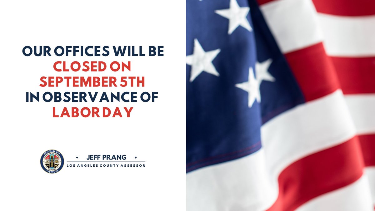 JeffPrang's tweet image. Our offices will be closed on September 5th in observance of Labor Day 🇺🇸