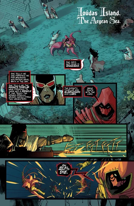 SWORD OF AZRAEL #2 preview time!

Who's ready for fire and violence?!

OUT NEXT WEEK! 