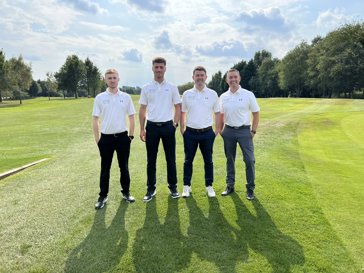 The S&amp;S Northern Ltd team representing the company today at the inaugural <a href="/OfficialBuryAFC/">Bury AFC</a> Golf Day!