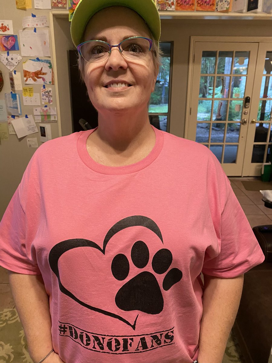 Texastine's tweet image. Didn’t order in time 4 the movie, BUT it was my #goodluckcharm Thurs. Passed our #pupadoption screening. Picked Army font cuz the last year has been an intense battle fighting #Metaplastic #TripleNegative #BreastCancer. Our #Military works for the greater good-so does @TrevDon.