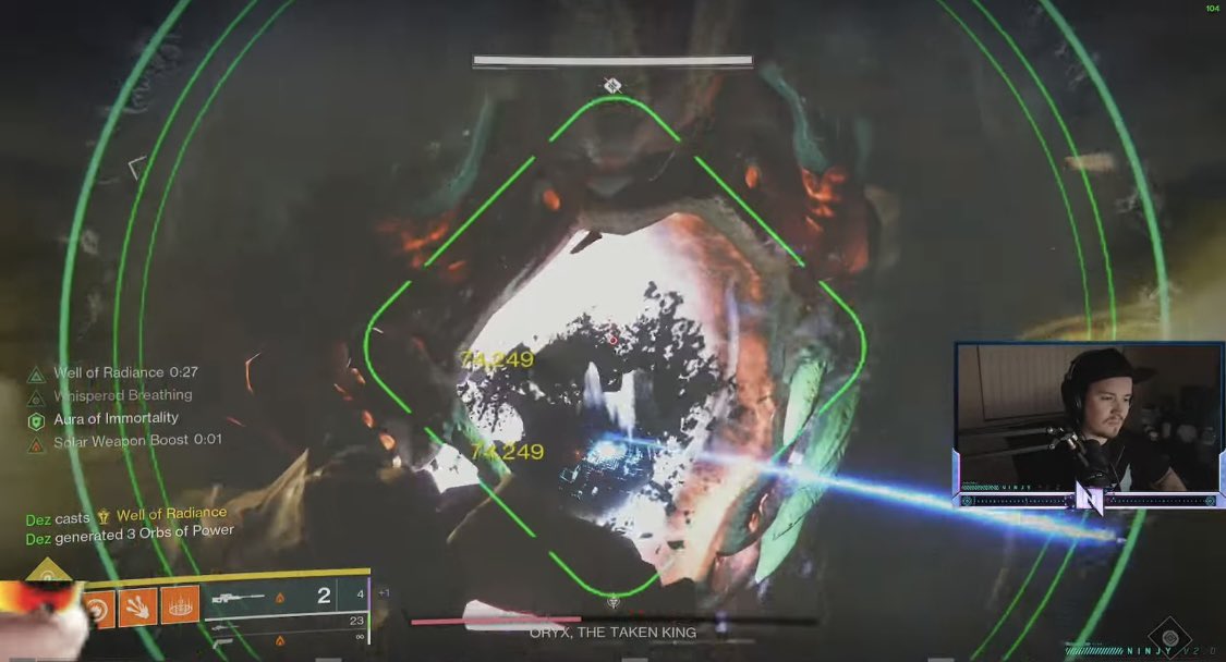 Whisper with whispered breathing, well, div and font of might hits for 74,249 and can’t even 1 phase oryx with 13 bombs. Darci and Whisper need to be moved to the special slot.