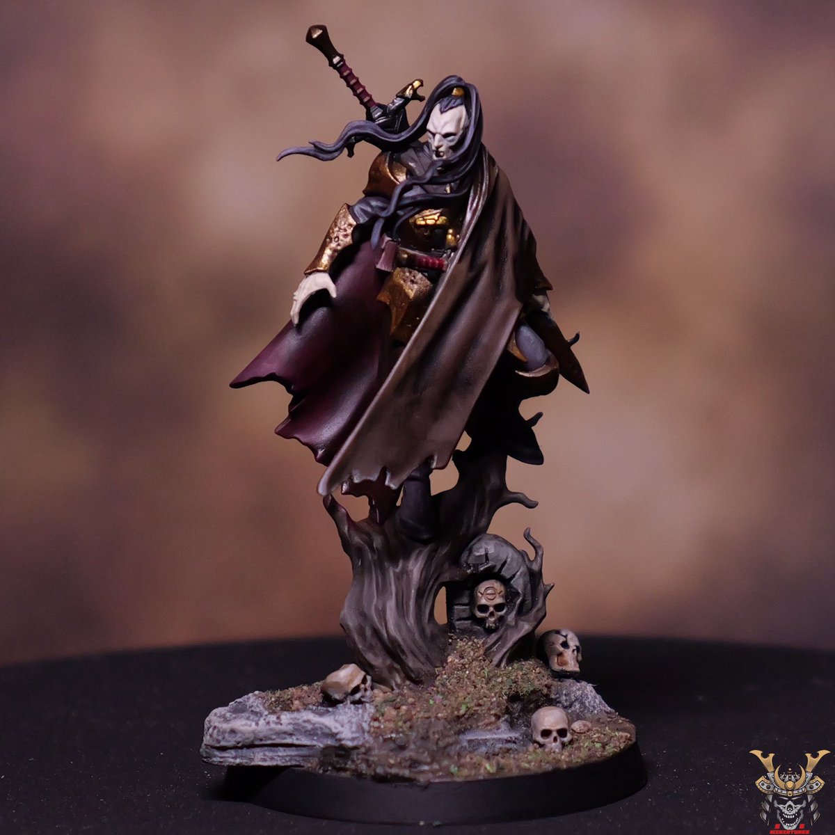 September marks the start of sp0oky season. Cado Ezechiar, the Hollow King! #WarhammerCommunity #soulblightgravelords #warmongers @WarComTeam