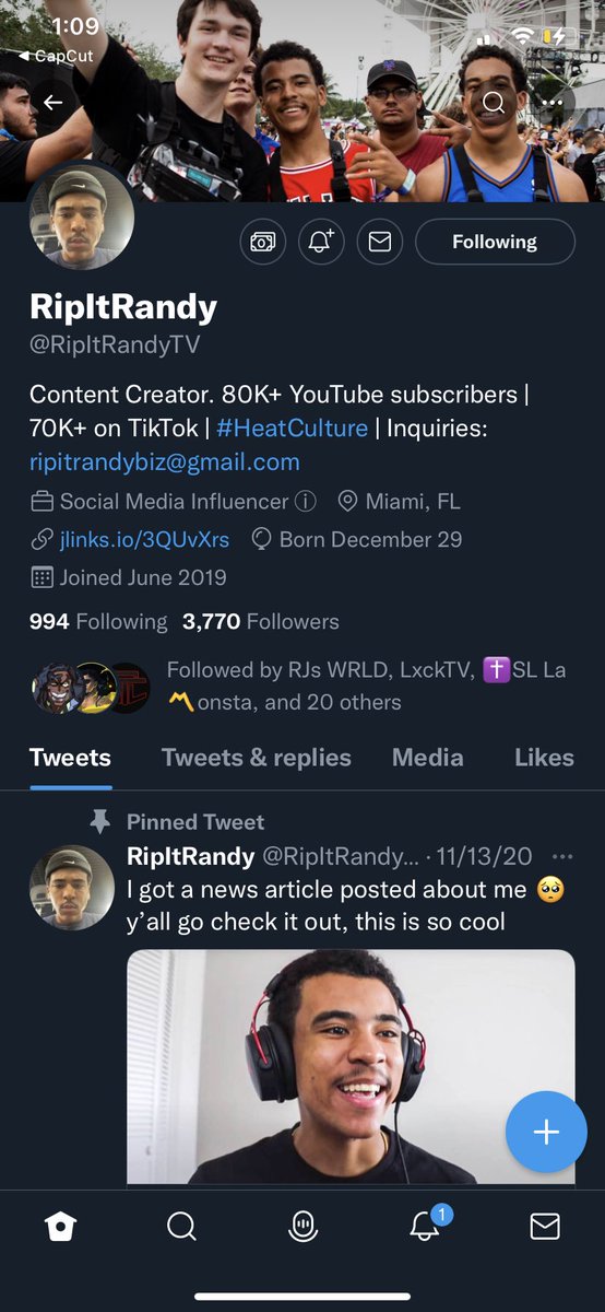 DarrylDaPlug's tweet photo. @SiimplyGrinding @RipItRandyTV I’ve been following😅❤️ https://t.co/zRgg7uxdwd