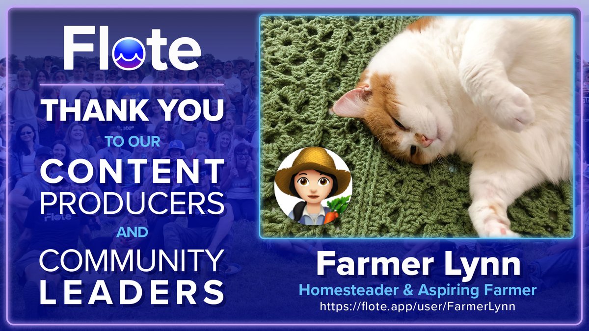 FlexSocial_io's tweet photo. We appreciate your contributions to our community and your leadership and support as we work on completing our transition to the new platform. Thank you for your continued support of Flote.
https://t.co/XSZxDCx8AB
#Flote #ContentProducers #CommunityLeaders @FarmerLynn7 https://t.co/k5q2avBedl