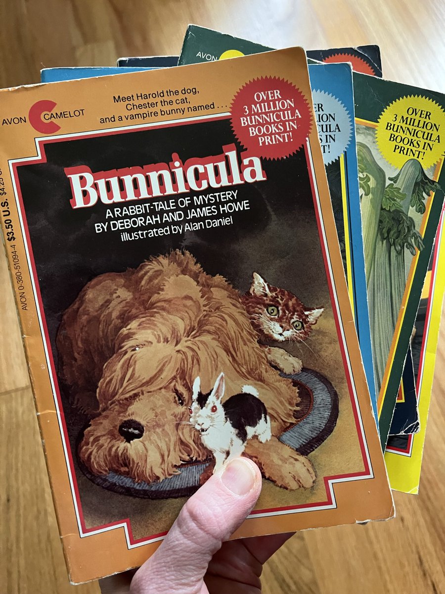 I LOVED the Bunnicula series when I was in elementary school. Animals, mystery, comedy - it had everything! These now sit on my daughter’s shelf waiting for her when she’s older. #BooksUniteUs #FReadom