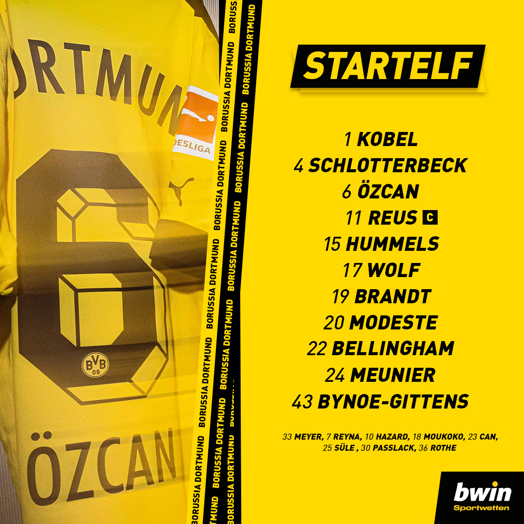 BVB's tweet photo. 👊 So starten wir ins Spiel! #BVBTSG https://t.co/pdr5aKp5YS