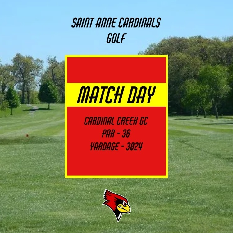 SACHS302's tweet photo. The Cardinals golf team travels to Cardinal Creek Golf Course in Beecher to take on Peotone and Kankakee. #STACards https://t.co/reXihZAEmG