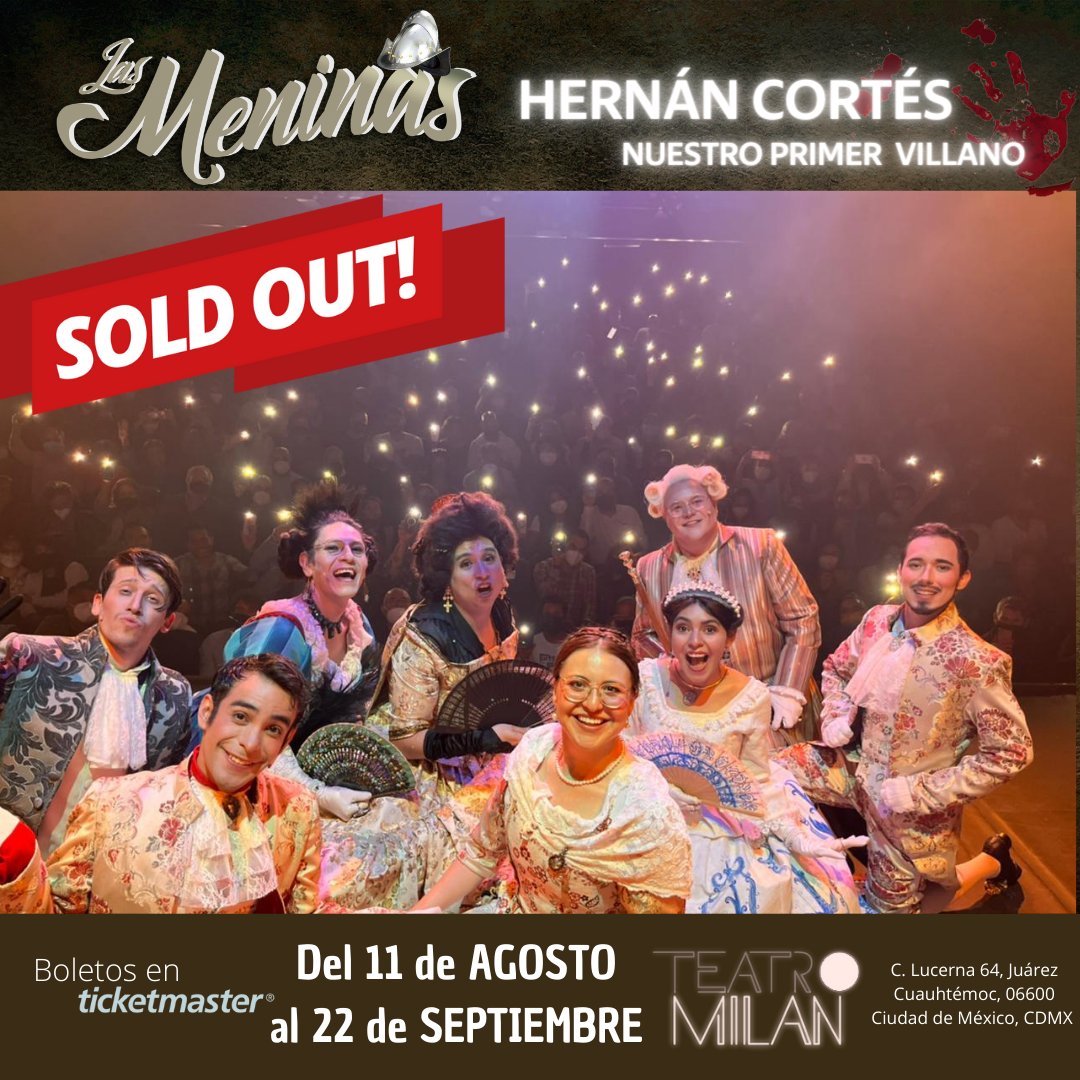 somoslasmeninas's tweet photo. ¡Gracias a todas y todos los plebeyos que nos acompañaron ayer en Palacio! Fue una maravillosa velada junto a ustedes ⚔️🛡️🪶💥 les recordamos que nos quedan 2 funciones de este capítulo y que sus boletos los pueden adquirir en taquillas del Teatro Milan o  https://t.co/uXbJHrA1lY https://t.co/rPUQPwsHoS