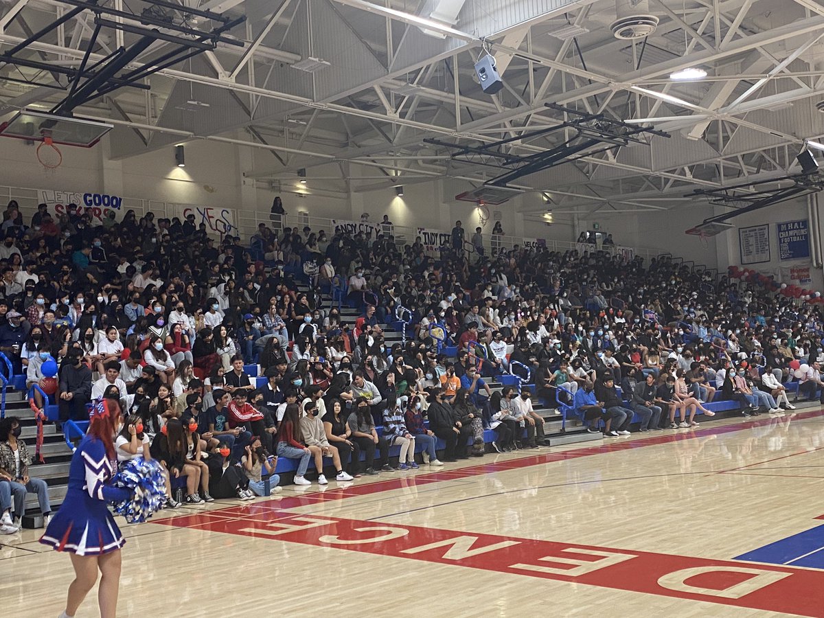 IndependenceHS's tweet photo. S-S-S-I-X E-E-E-R-S! We are back in the gym for the #welcomebackrally. Tag yourself below!
β€οΈπ€π #sixerpride https://t.co/kjReoeNlb9