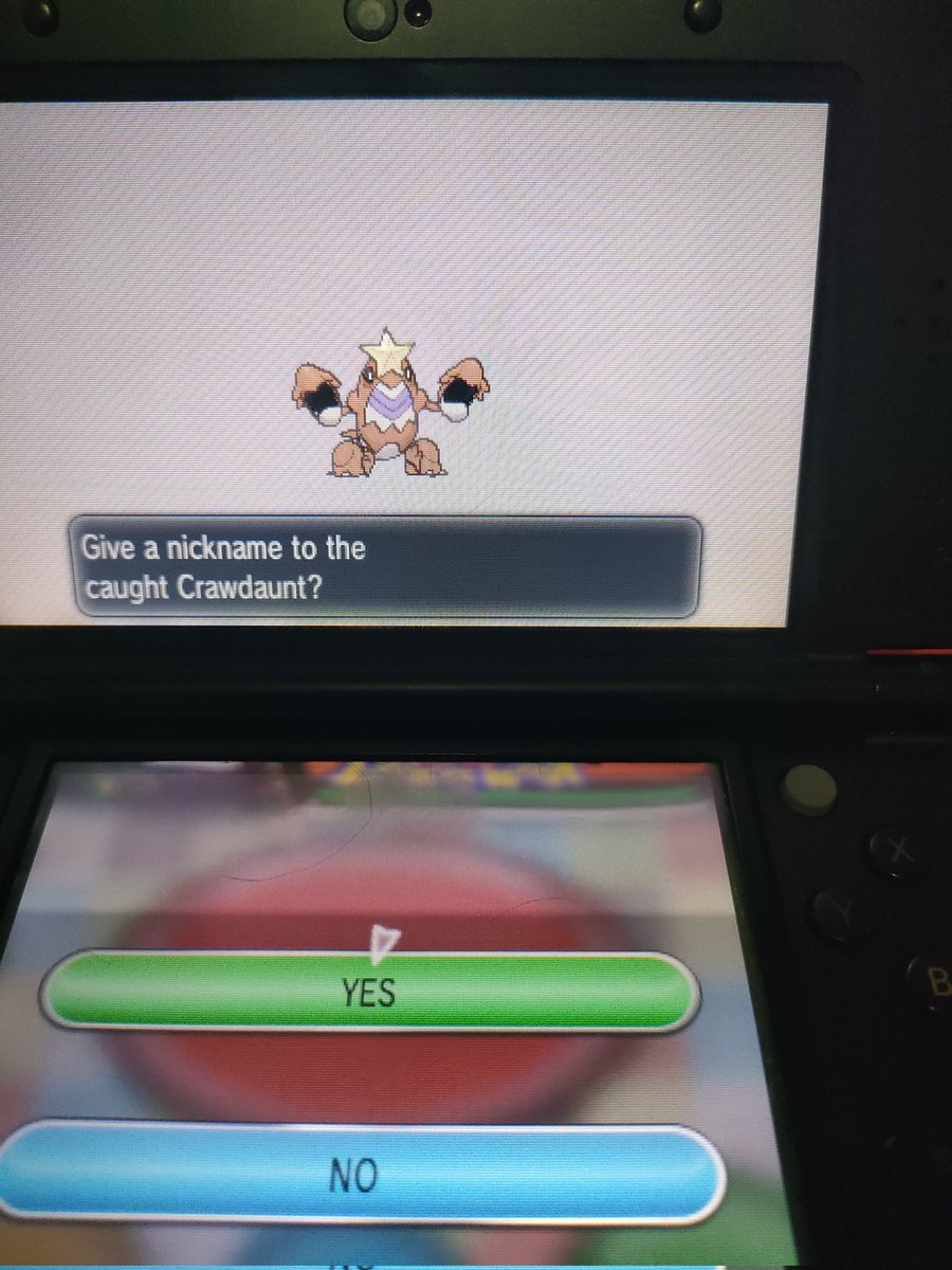 Shinygati's tweet image. Shiny Crawdaunt! #MethodMadness #ShinyPokemon