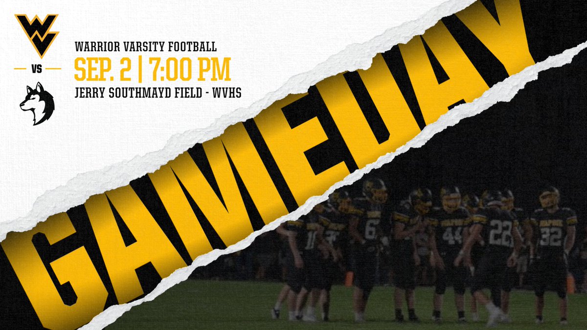 Week 2 brings the Huskies for the start of district play!

🏈 V Football
🆚 <a href="/NPHuskiesFB/">Nashua Plainfield Football</a>
🏟️ Jerry Southmayd Field
📍 WVHS
⏰ 7:00 PM Kickoff
🌡️ 82°F ☀️
💨 S 6 mph
📻 <a href="/KCHA/">KCHA News</a> 95.9 FM
💻 youtube.com/c/WapsieValley…
#WarriorPride #WVFB #iahsfb
