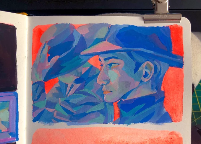 gouache after a while  #여상 