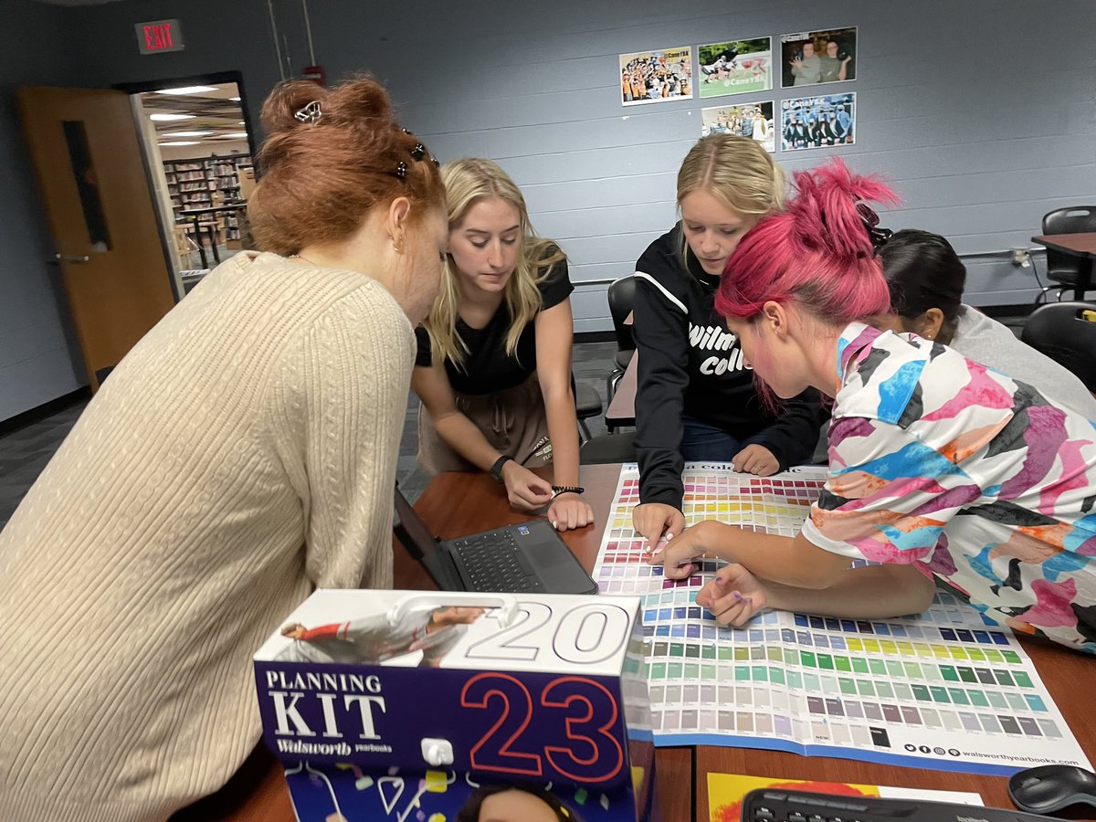 We spent way too much time looking at color palettes this week. We can’t wait to share our 2023 yearbook theme with you all in the coming days!