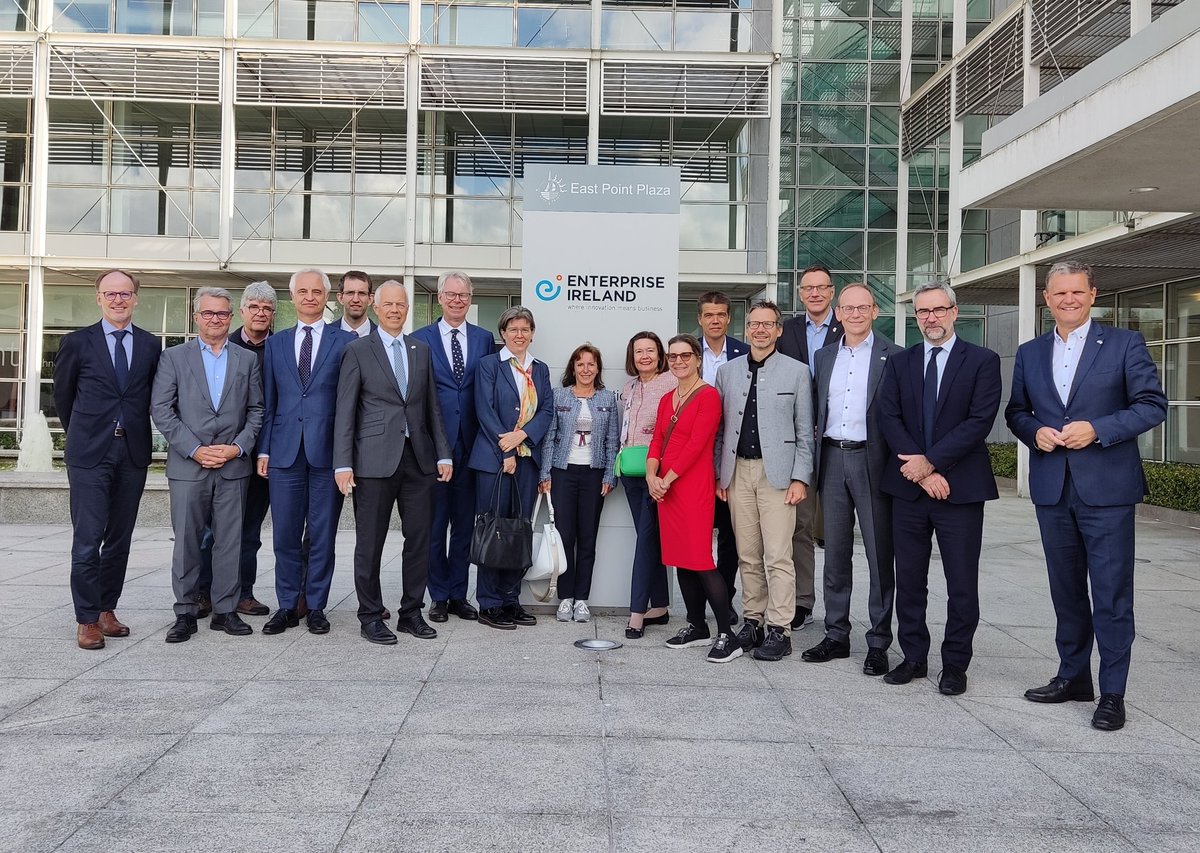 Delighted to host a delegation from Bavaria at Enterprise Ireland yesterday. Lots of sharing and learning. So many opportunities for further trade and investment between Ireland and Bavaria. Thank you <a href="/GERMANYinIRL/">German Embassy Dublin</a> for organising the visit.