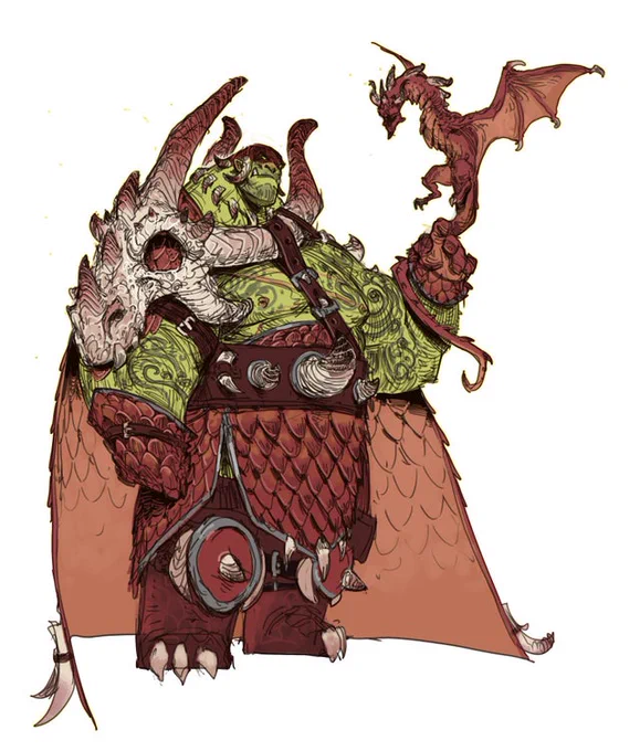 Dragon Hunter Orc by Ognjen Sporin 