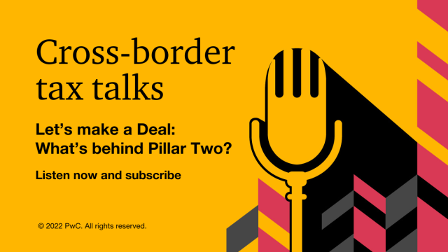 Check out the newest episode of <a href="/Xbordertax/">Doug McHoney 🌎</a> as Calum Dewar and Doug McHoney go deep on Pillar Two in the context of deals. Listen now: pwc.to/3cIjokw