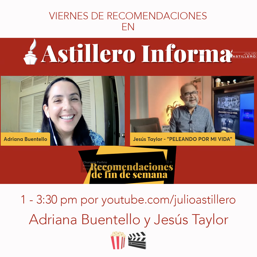 taylorjesus's tweet photo. Llegó el viernes #Devolada. 🙌🏃🏻♀️ para #recomendaciones de 🎬🍿en #AstilleroInforma de 1:00-3:30 pm con @Adituzita. Conéctate a #YouTube de @JulioAstillero
#cine #películas #movies #series #netflix #primevideo #hbomax https://t.co/cXlunKDdEz