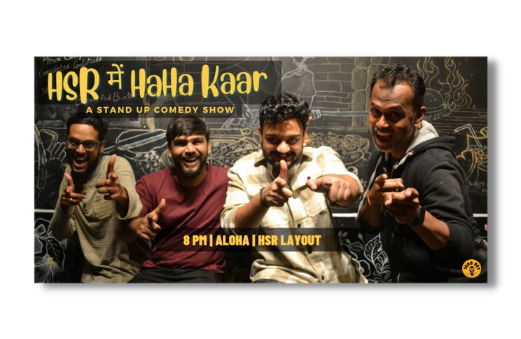 sunobeycomedy's tweet photo. HSR mein Saturday 8 pm hoga Ha Ha Kaar. Ticket link in the comments. Buy now !!

https://t.co/PA15yiRo7D

#standupcomedy #HSRLayout #bangalore #bangaloreevents https://t.co/sPZbAu54BF