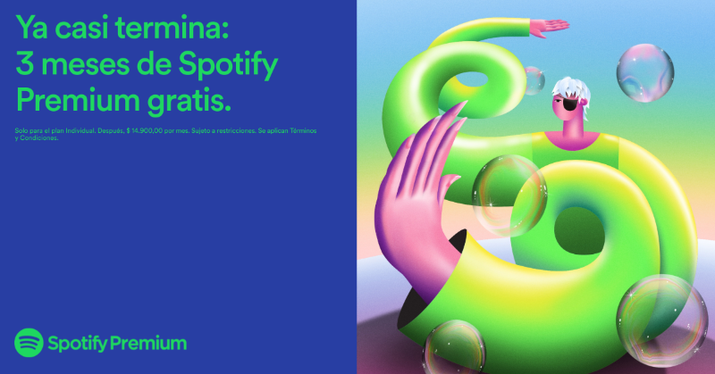 Spotify's tweet photo. Libertad es poder escuchar toda la música que te gusta sin anuncios entre canciones.