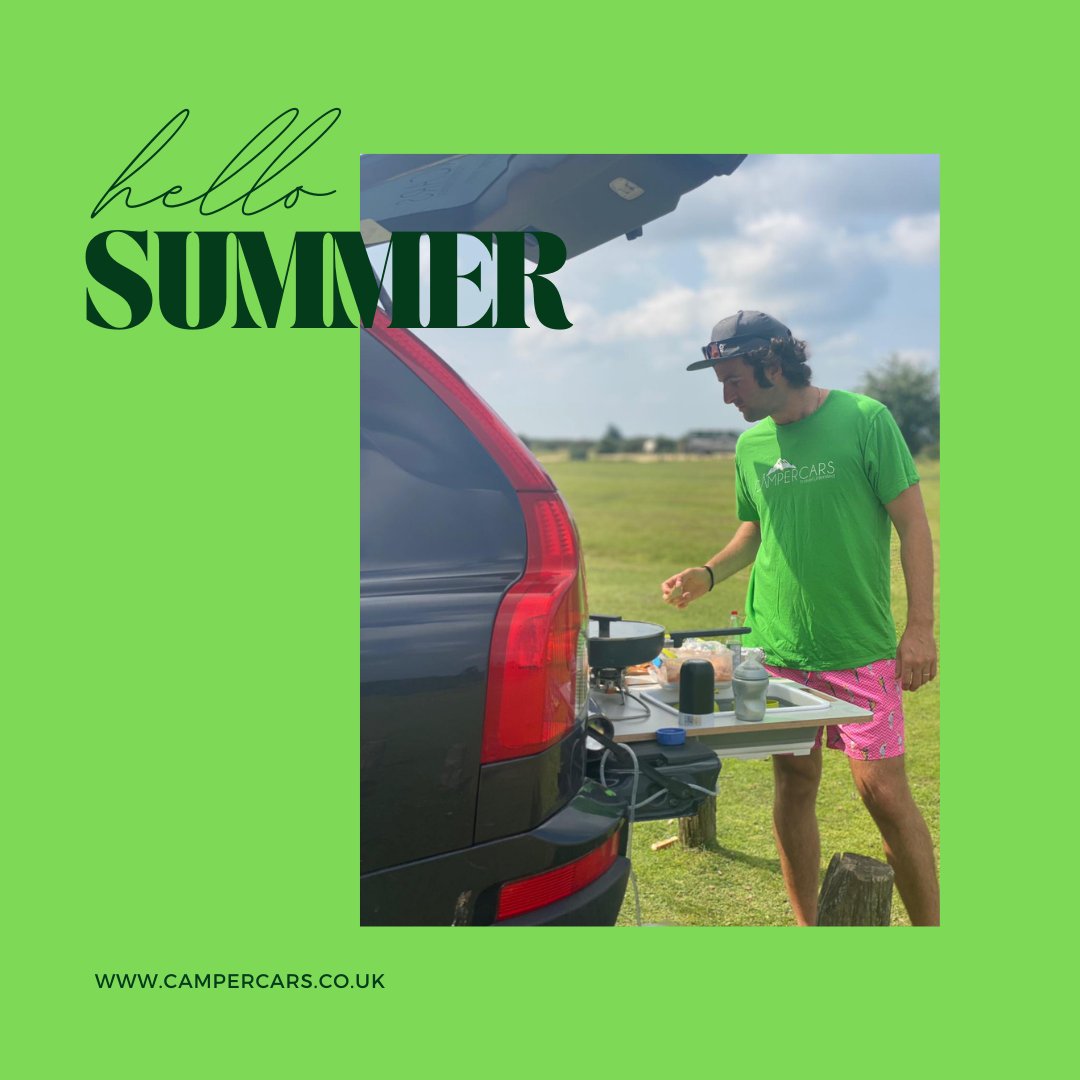 CamperCars's tweet photo. Hello Summer

Are you interested in the CampBoxx or CampCook 
Follow our adventure @ https://t.co/prs6AKn3bX
#carcamping #campercars #campervan #adventurevan #camping # https://t.co/MdgXhGSNQA