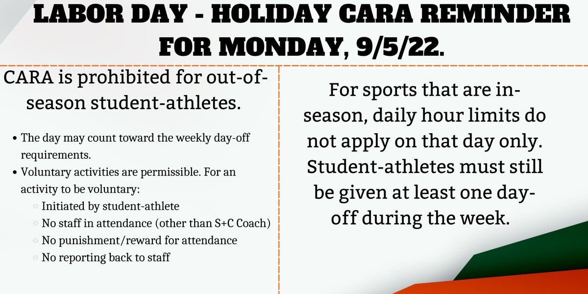 UCompliance's tweet photo. Fans everywhere Labor Day Weekend: college football is officially back!

Compliance offices Labor Day Weekend: Monday of Labor Day weekend is an institutional vacation period and we need to remind our out-of-season sports! ......And college football is officially back! https://t.co/vIgvddNWCv