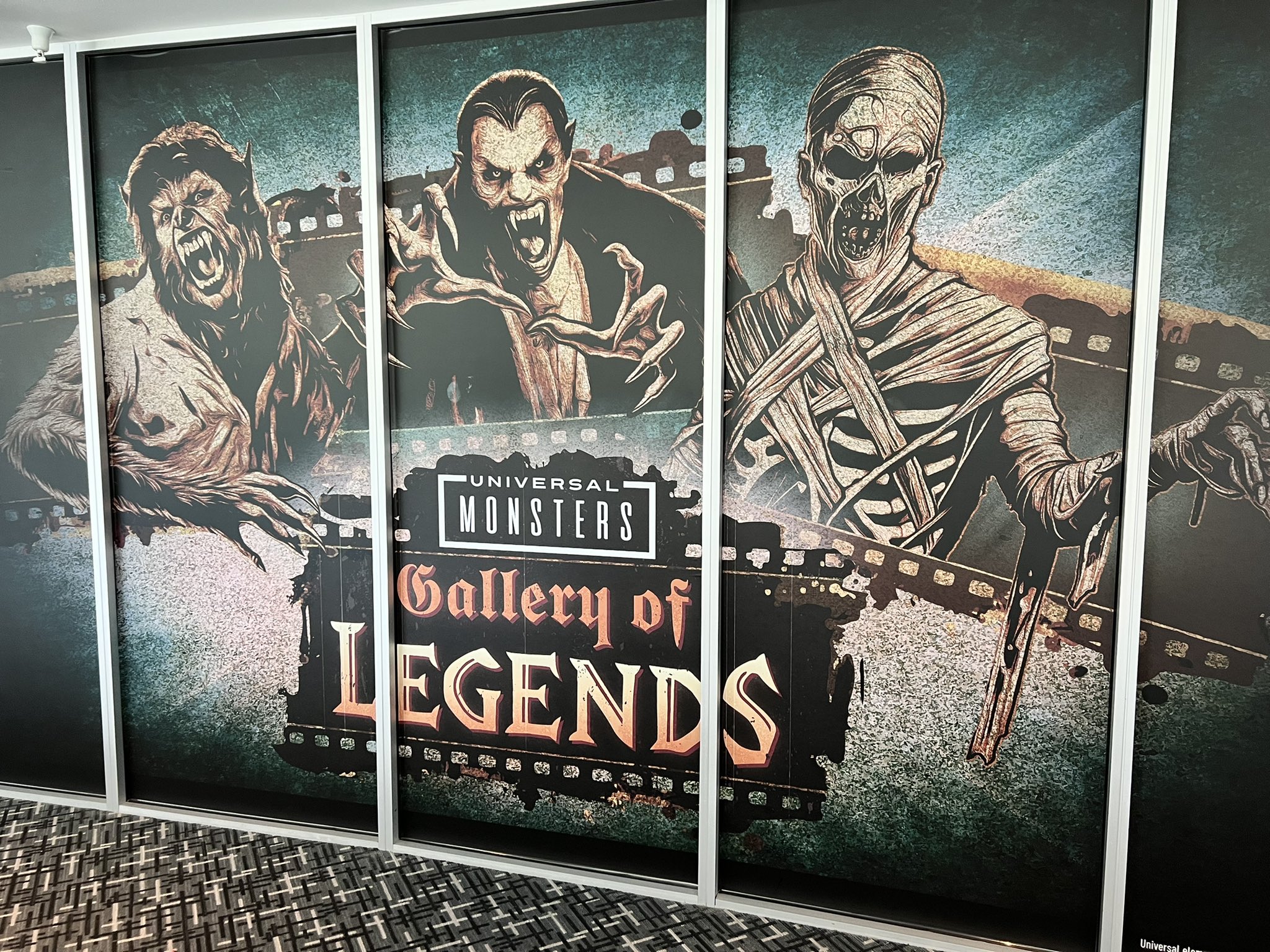 HHN 2023 Universal Monsters Gallery of Legends