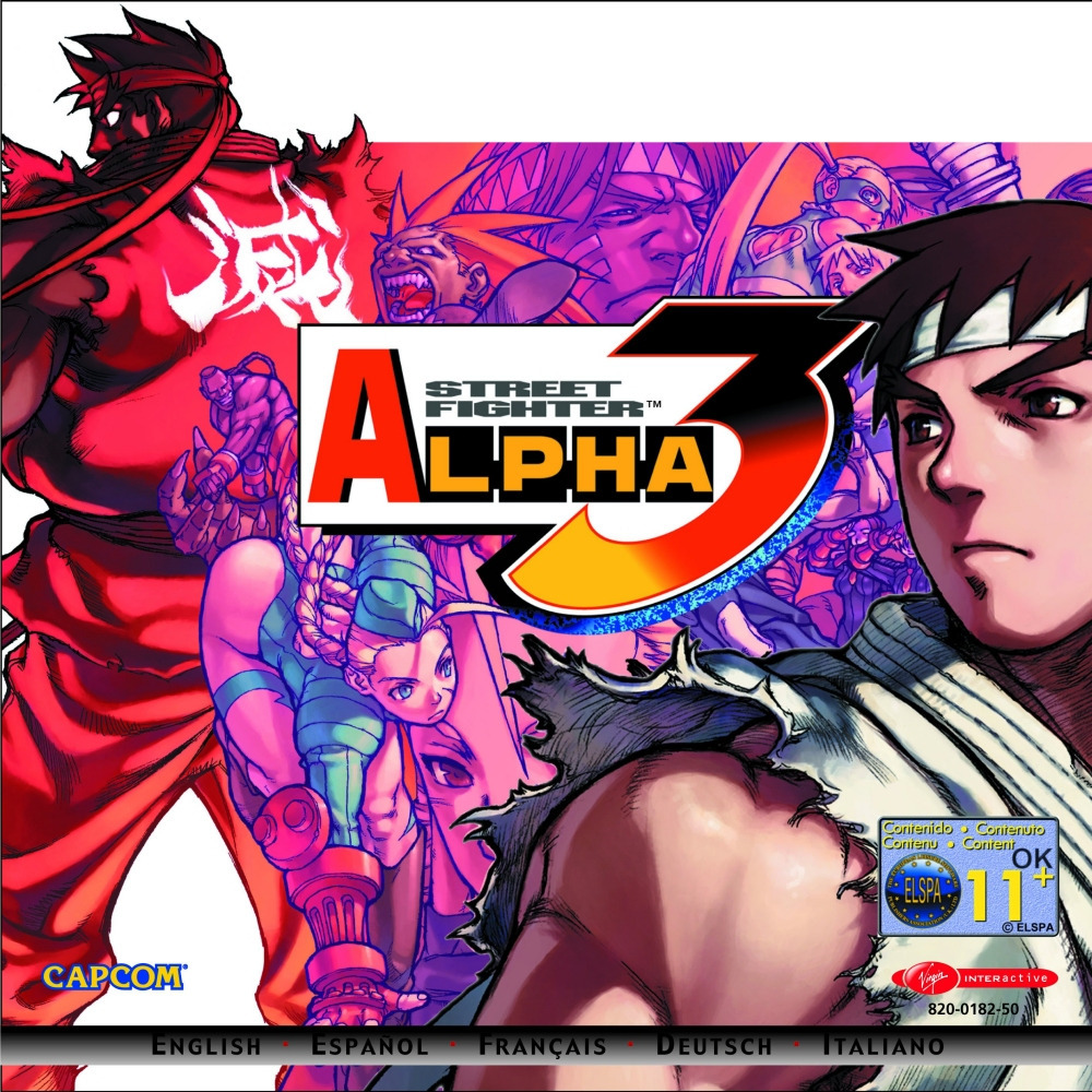 Street Fighter Alpha 3 cover or packaging material - MobyGames