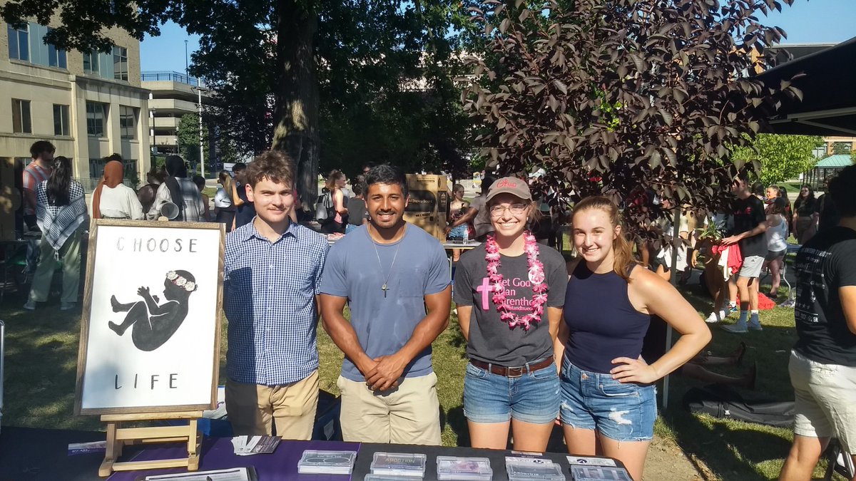 sflosu's tweet photo. Thanks to everyone who visited our table at the involvement fair this past Sunday! Let’s work hard to promote a culture of life and love this semester. 
#studentsforlife #prolife #savethebabies https://t.co/BvHNg24QlQ