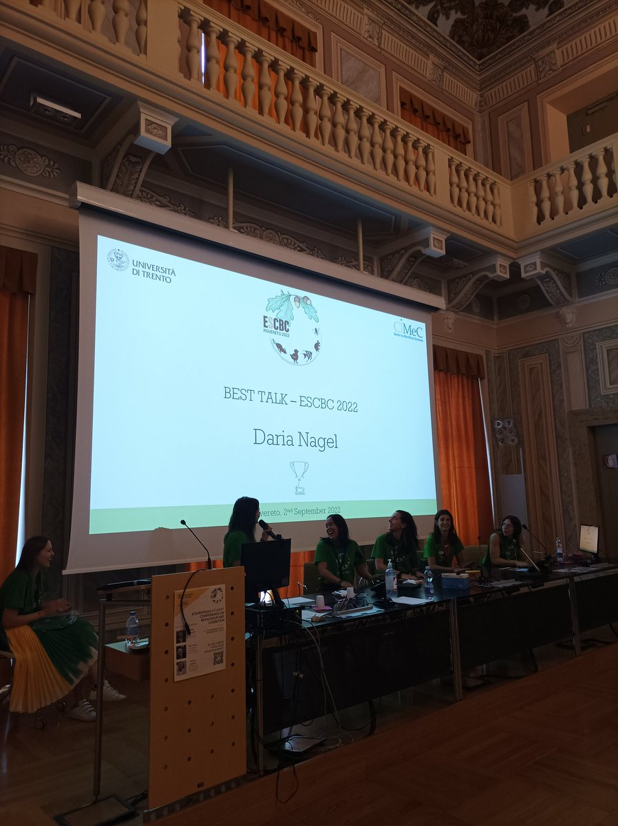 escbconference's tweet photo. 🏆 #ESCBC Prizes ✨
Talk!
🥇The prize for the BEST talk goes to... DARIA NAGEL @NagelDaria!
Congratulations🤩 https://t.co/q2QiQD70NY