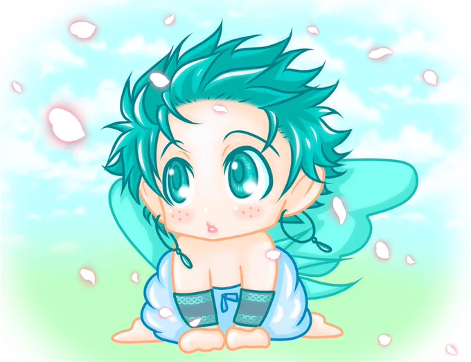 【Tiny baby Odeku-chan】{…BanyanyaHe was a baby who only thought about bananas. However, when he reunited with a chick he met in childhood, he came to love roosters more than bananas. Now he loves his husband's roosters, his three sons and his owners. 