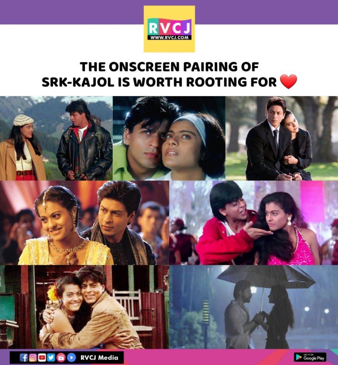 Evergreen ❤️ #srk #shahrukhkhan #kajol #srkajol #bollywood #rvcjmovies @iamsrk @itsKajolD