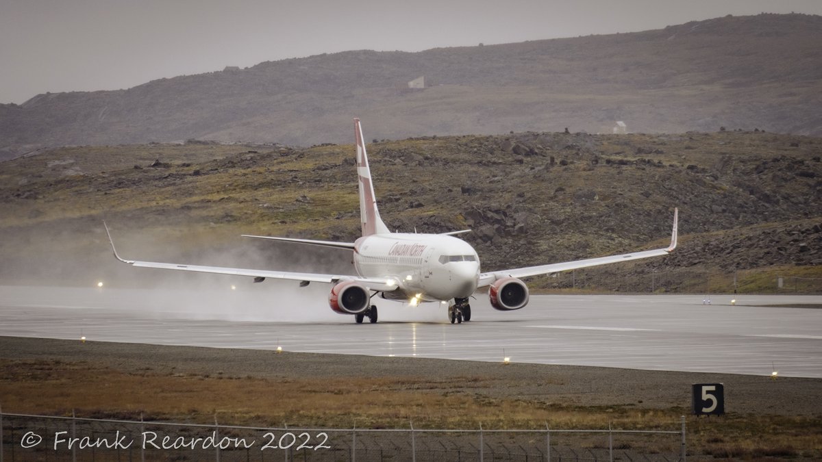 FrankReardon1's tweet photo. #CFHBO Departing #Iqaluit #Nunavut on SEP.2.2022 on their way to #YYZ #Toronto @CanadianNorth #B737 #YFBSpotters #YFB https://t.co/BOvm7ryaXj