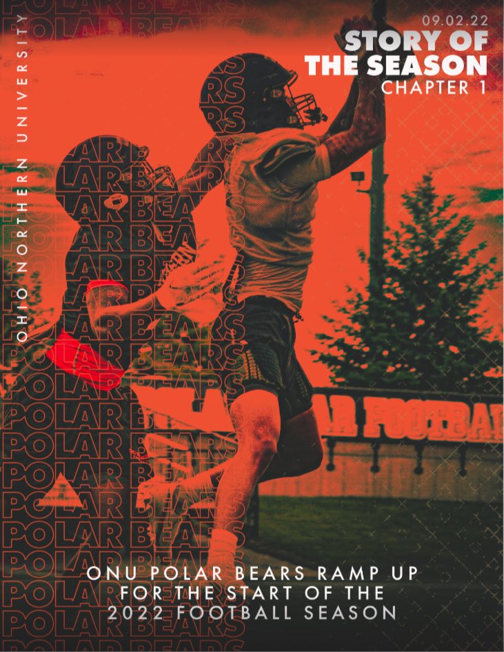 OhioNorthernFB's tweet photo. ONU Football presents their year-long digital inside look at the program! The First Chapter! https://t.co/B6XCpJ4Sbs https://t.co/27H22fvTwb