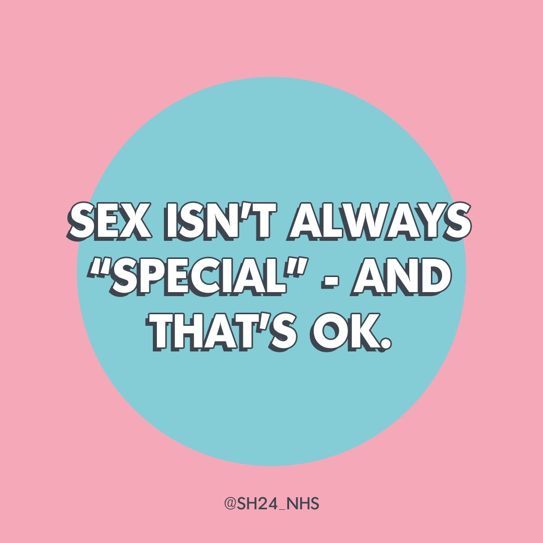 sh24_nhs's tweet photo. Sex doesn't have to be "sacred" or "special" to be acceptable. Often, sex is awkward, playful, funny, or maybe, even, sometimes slightly boring 😵 
⁠
There are many reasons why people have sex. The sex you have doesn't have to meet a set of standards to be justified! https://t.co/PzHRM1kqX6