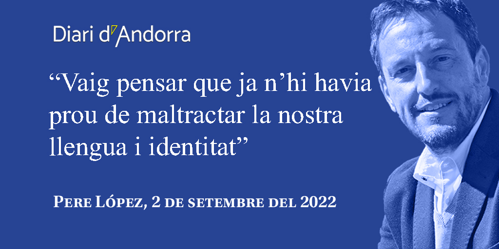 Reandorranitzem-nos | L'opinió d'avui de Pere López al #FociLloc  <a href="/PereLopezAgras/">Pere López Agràs</a> <a href="/PSAndorra/">Partit Socialdemòcrata d'Andorra</a> ow.ly/TmP550KyTh5
