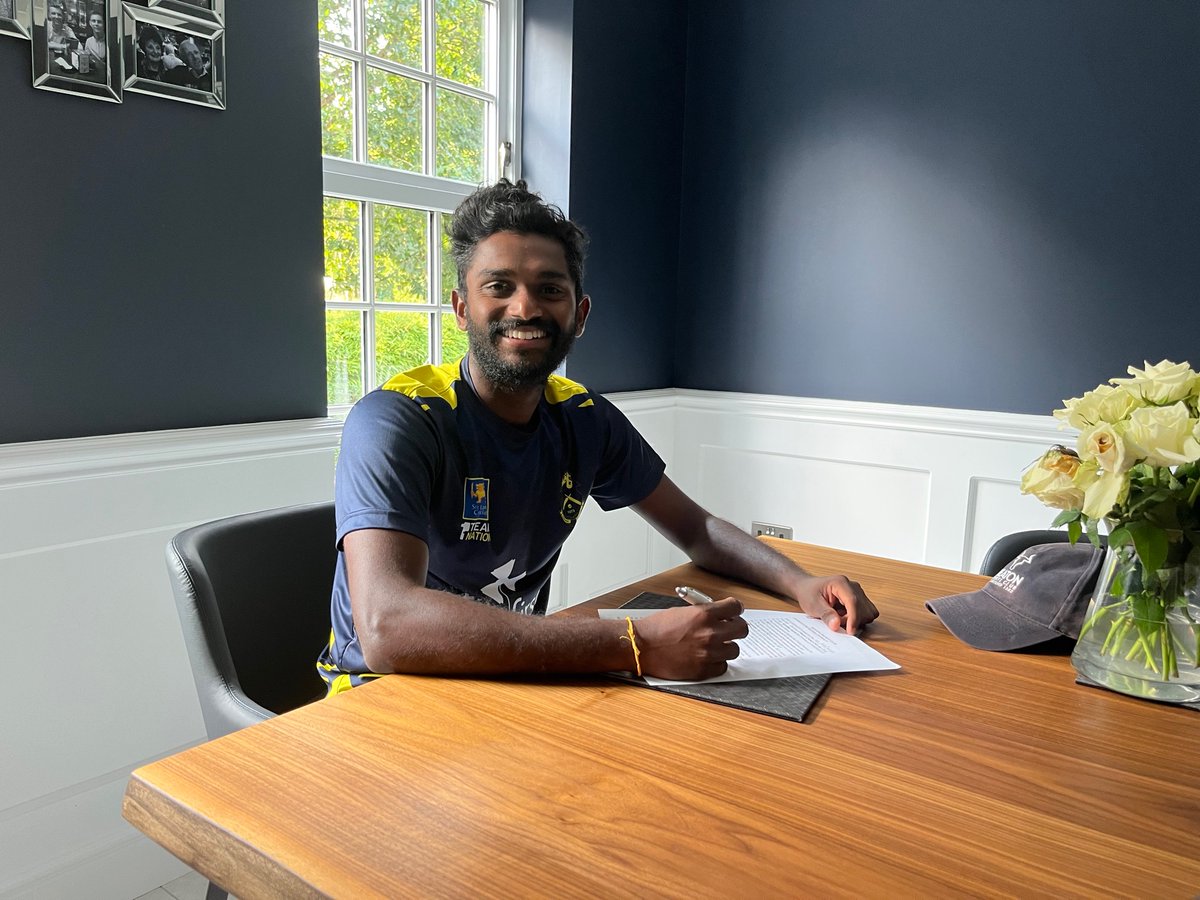 Heatonsports's tweet photo. Delighted to announce the re-signing of Kavishka Anjula as our Pro for the 2023 season. A brilliant season with 967 runs and 61 wickets! https://t.co/4RDCaPw6p2