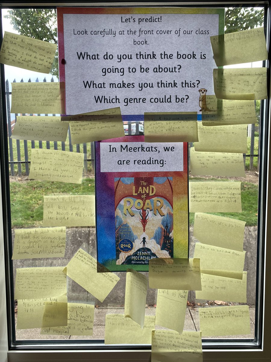 LeopardsTeach's tweet photo. Loved the first day back with the kids! We started our class book and made some predictions about what will happen! @JennyMcLachlan1 https://t.co/LnxRvVE4BX