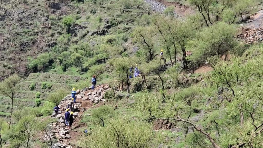 SFDYemen's tweet photo. #Cash4Works doesn't only deliver labor wages, skills, services but also behavioral development that spurs responsibility &amp; #SocialCohesion. Ex., once we created 3 roads @ Almawsta, villagers launched an initiative creating sub-roads connecting their settlements, #Dhamar
#ESPECRP https://t.co/KiPsOZrHBa