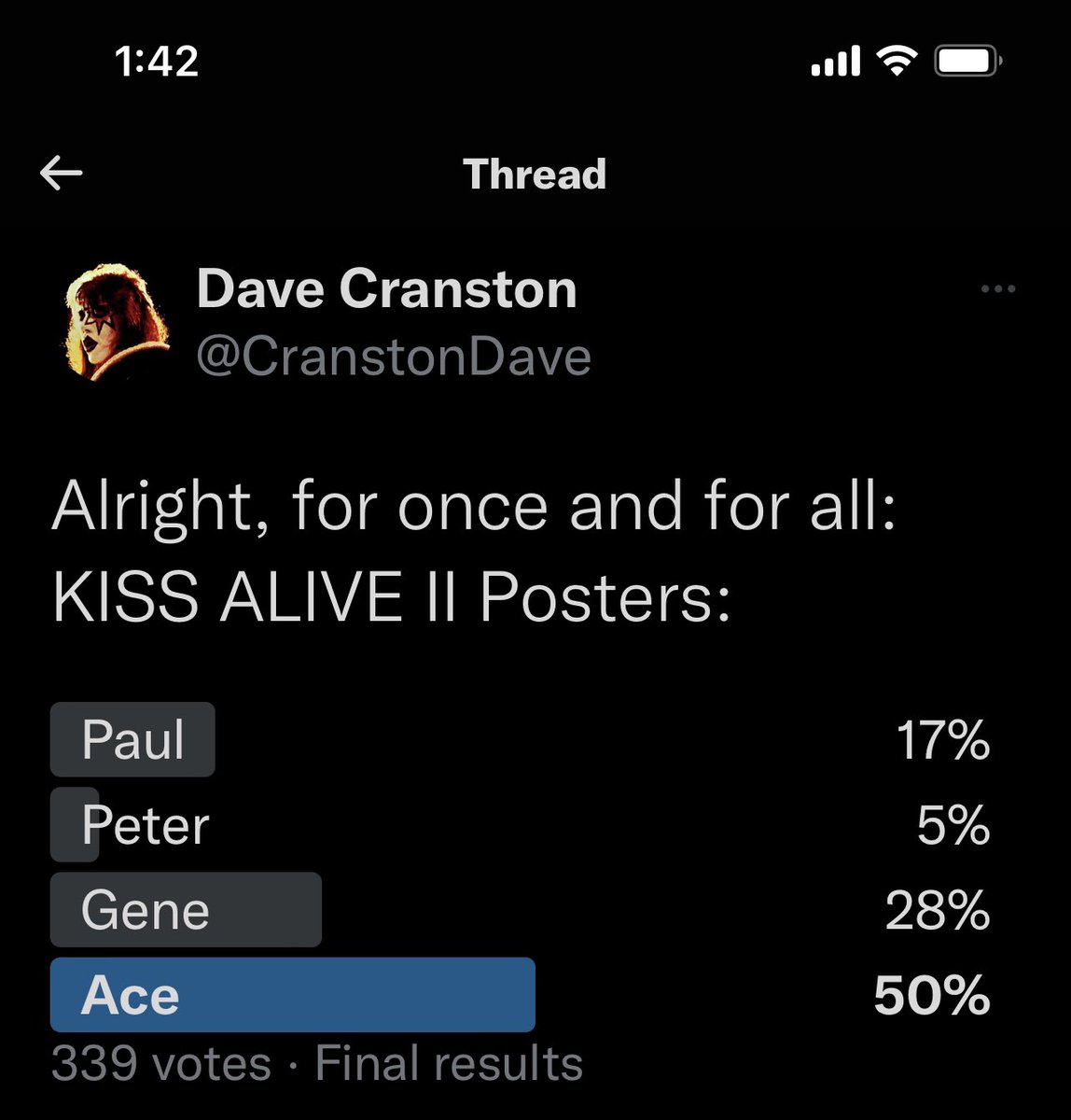 CranstonDave's tweet photo. #AceCult
#PoorPeter
😂😂 https://t.co/ptMnwKGe3F