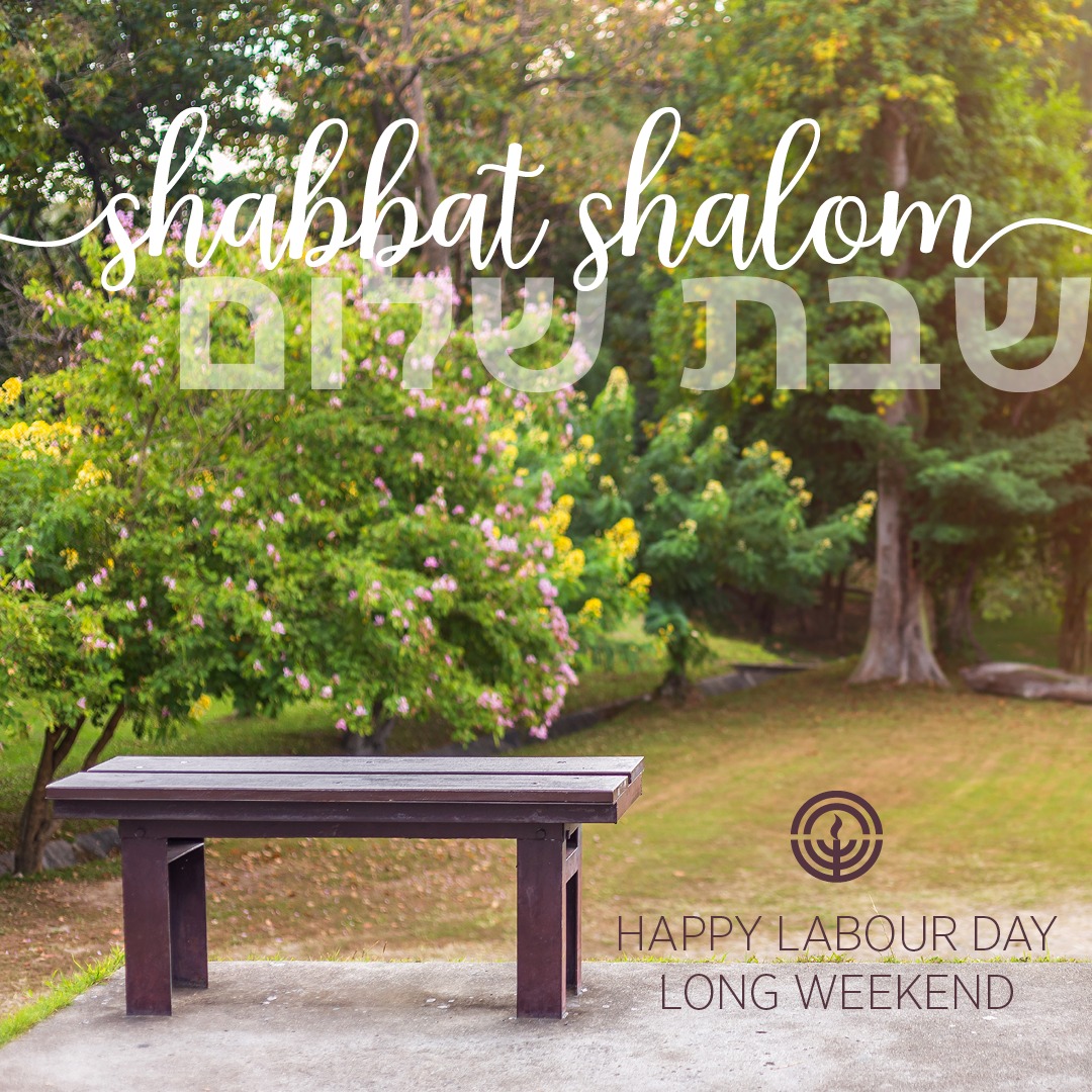 Jewishcalgary's tweet photo. Wishing you a restful long weekend in the company of family and friends.
#shabbatshalom #happylabourday #calgaryjewishfederation #jewishfederation #jewishcalgary #jewishcalgarytogether #jewishtogether #jewishcommunity https://t.co/X7AhMNoK6N