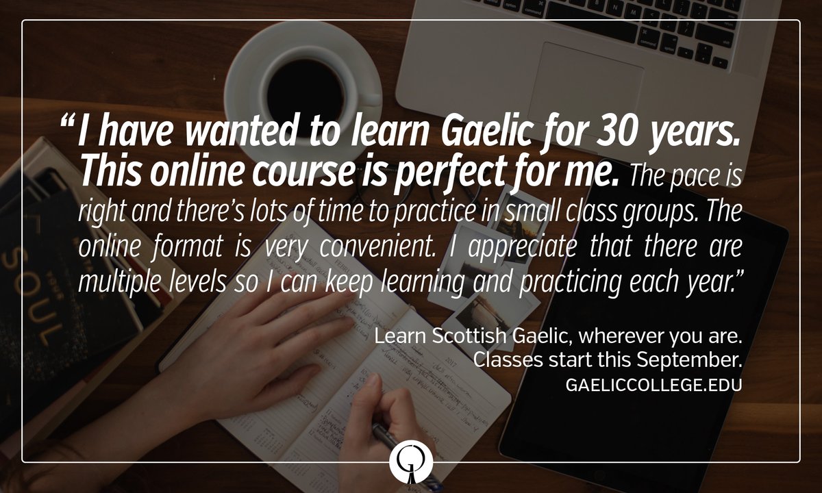 We're starting our online learning for the year real soon - get signed up so you don't miss the fun! #GaelicOnline #LearnWithUs

gaeliccollege.edu/learn/online-l…