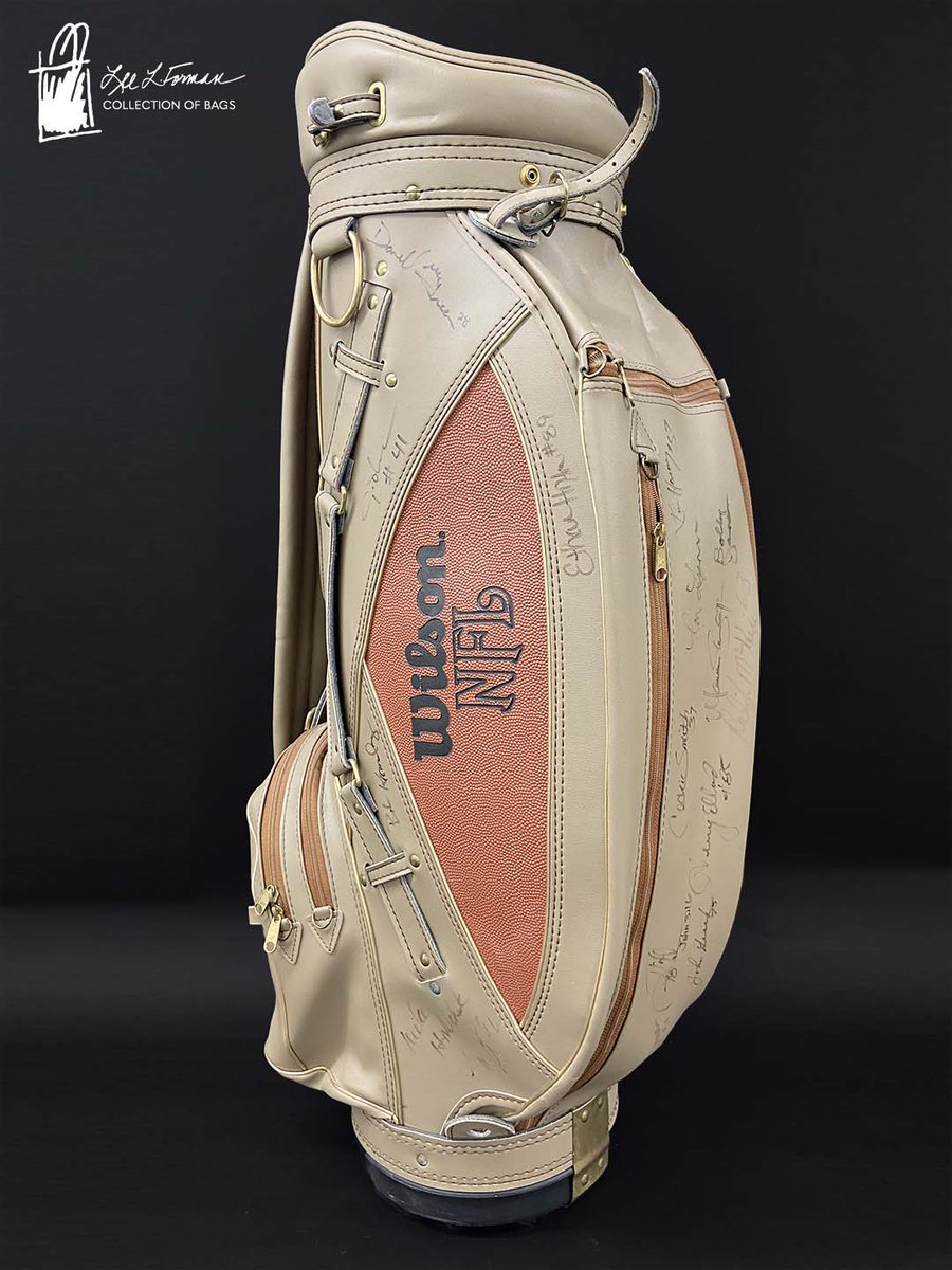 244/365: Do you collection sports memorabilia? How about athlete autographs? The Lee L. Forman Collection of Bags contains this golf bag signed by many members of the 1994 Washington Commanders!