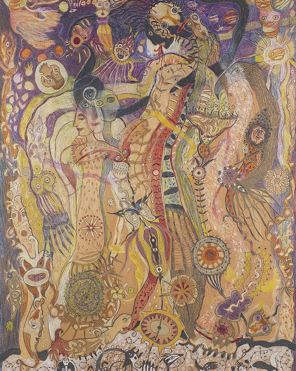 artpendix's tweet photo. Solange Knopf
Belgian, 1957
La Danse des Esprits (Spirit Dance)
2015
#solangeknopf #artpendix #artpendixpost #contemporaryart #oilpainting https://t.co/KrjqMAnhAY