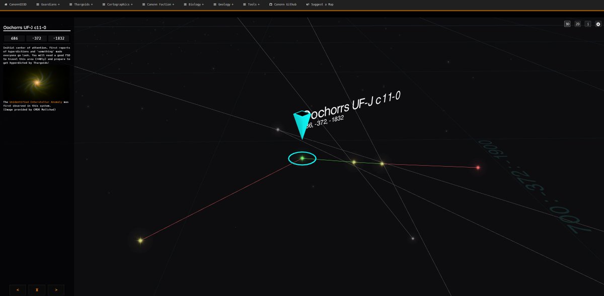 CanonnResearch's tweet image. CMDR Hurix is maintaining a 3D map of the progress of the Unidentified Interstellar Anomaly (UIA) canonn.fyi/uiamap

@EliteDangerous #EliteDangerous