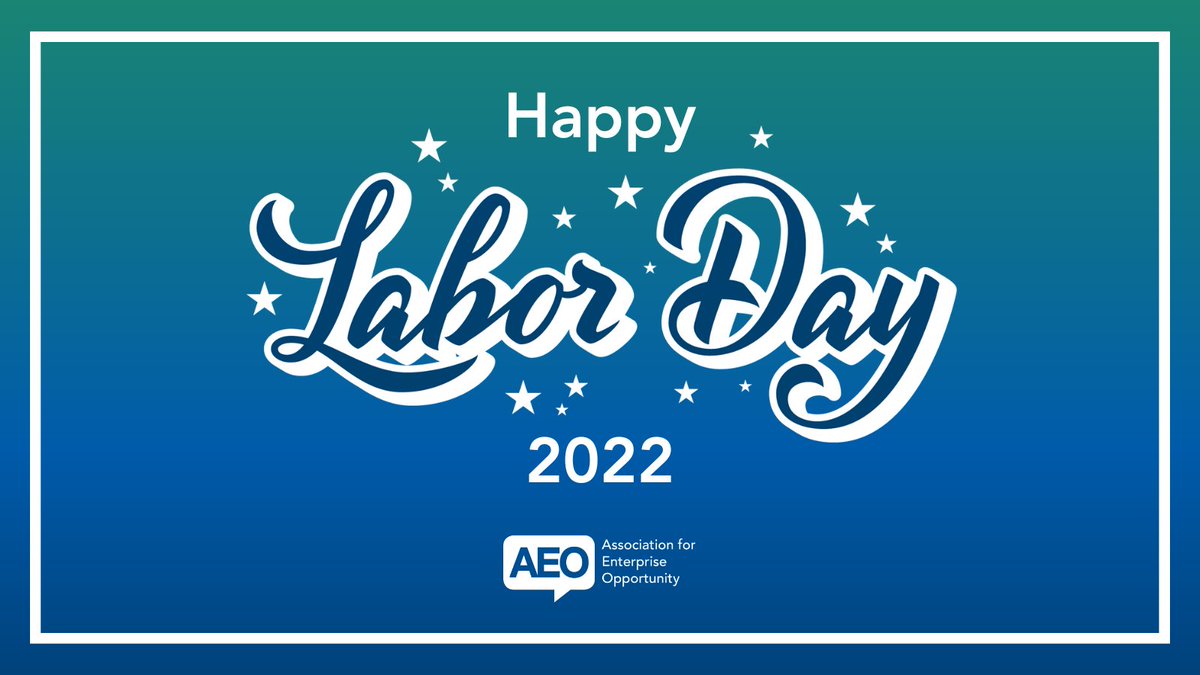 AEOworks's tweet photo. Happy #LaborDay Weekend to the @AEOworks community! We hope you have a safe and enjoyable time with your family, friends AND Businesses! #AEOworks #smallbiz #smalbusinessowner #entrepreneur https://t.co/NxRSsv2Zgh