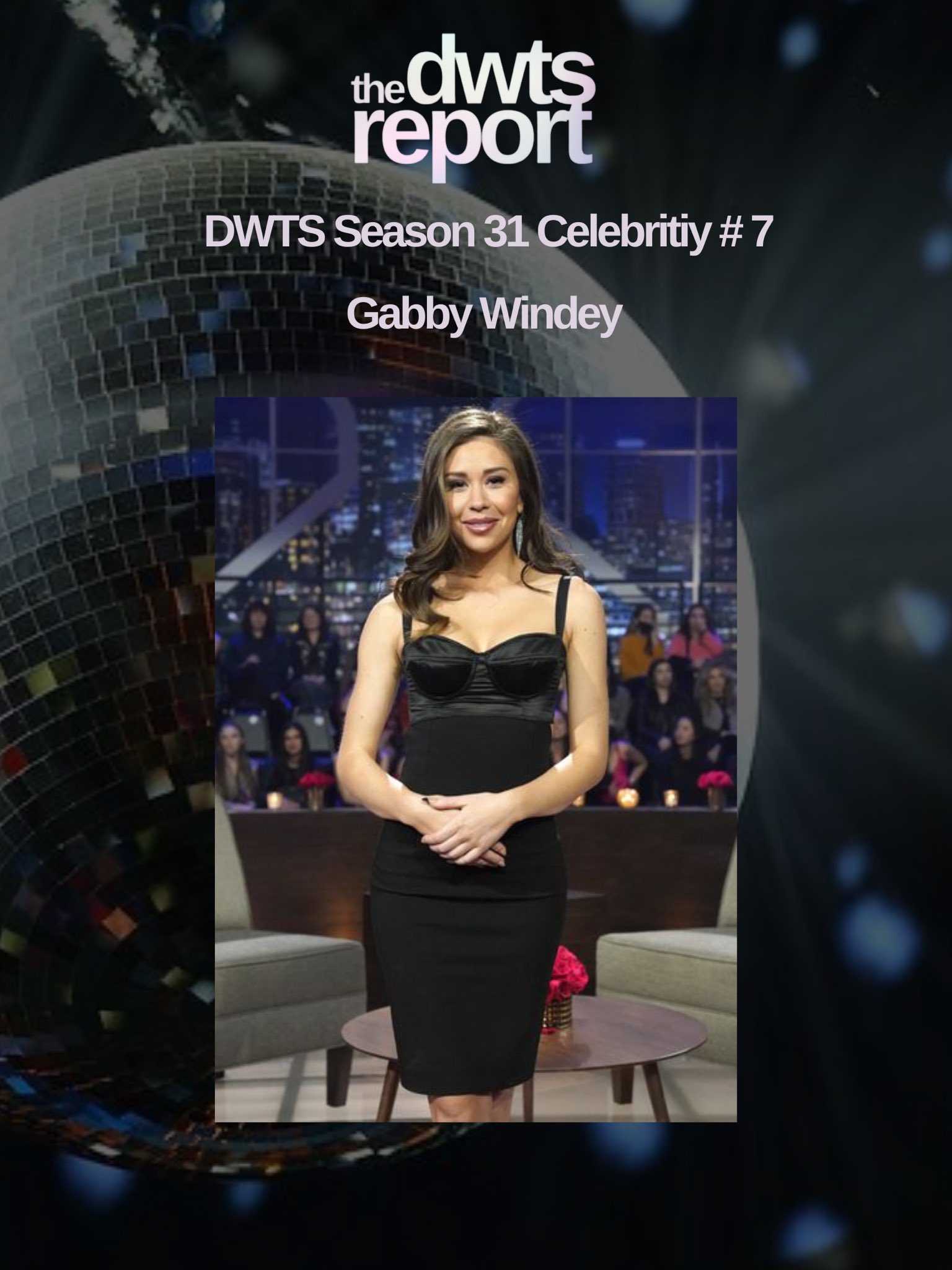 gabby bachelorette black dress The DWTS Report on X: 