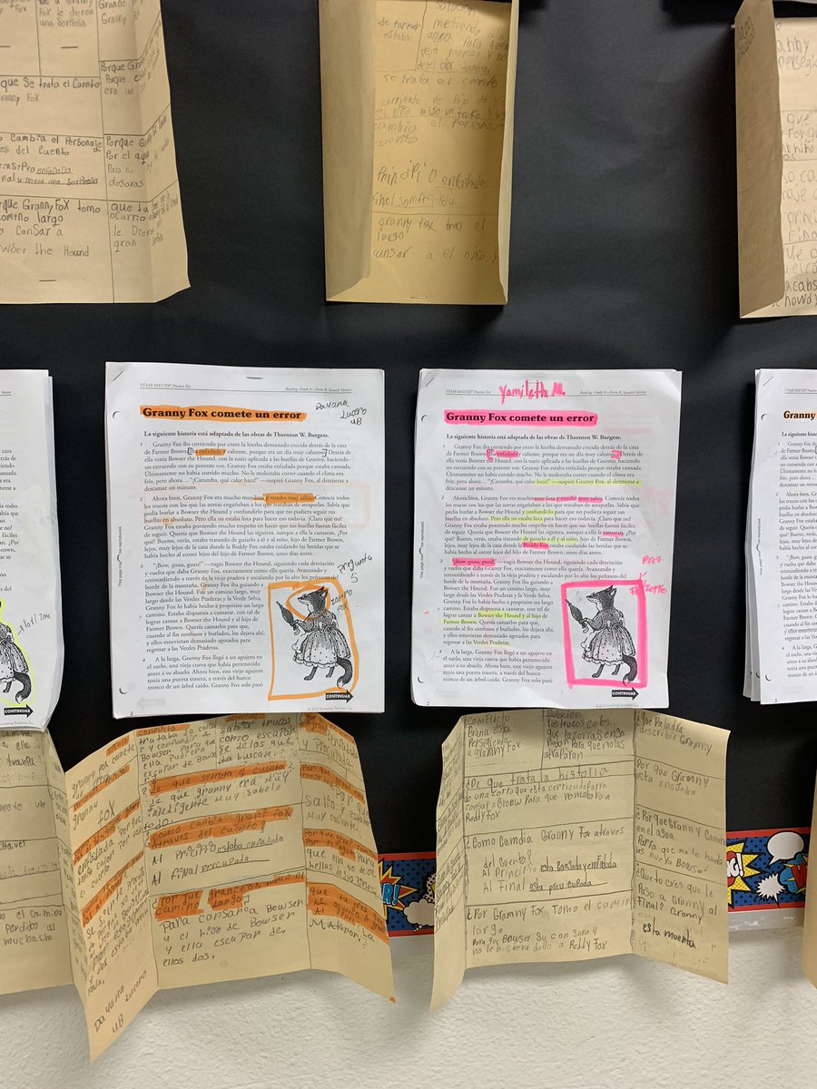 Cowboys are leading the way with amazing instructional focus in curriculum alignment, anchor charts and authentic student work!! @cigarroacowboys @LourdesGarduno3 @LEAD_DallasISD
