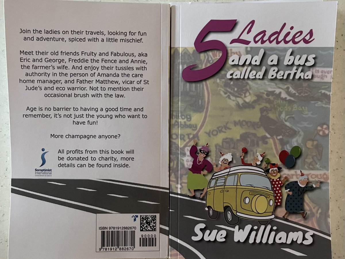Just received my copies of 5 Ladies and a bus called Bertha. Looking forward to reading it over the next week or so. 3 copies bought for gifts too as profits go to charities chosen by Sue Williams . ⁦@SIGBI1⁩ ⁦@NewcastleSorop1⁩ ⁦<a href="/WEWGC/">WestEndWomenGirlsCen</a>⁩ ⁦<a href="/toilettwinning/">Toilet Twinning</a>⁩