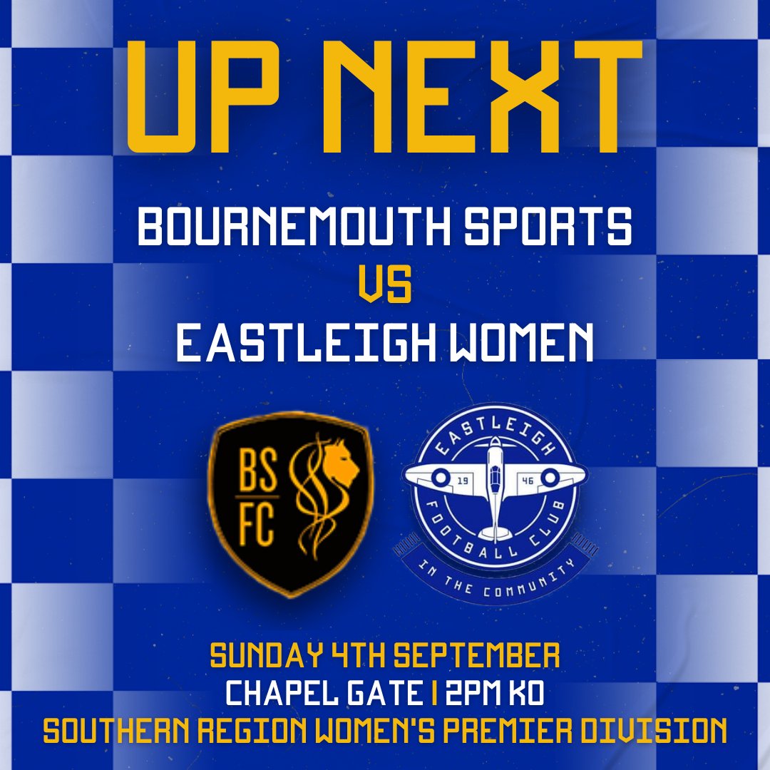 2010southern's tweet photo. 🗓 UP NEXT...

Our 2022/23 @SthRgnWFL season begins against @BmthSportsLFC - let's do this, #Spitfires! 🙌💙 https://t.co/ACGsJKSIAC